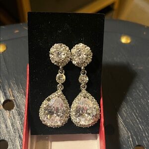 Elegant Silver Drop Earrings